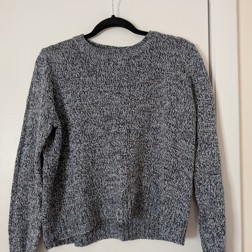 H&M Black and White Knit Sweater